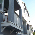 Steel Balcony Railing by EBM Construction for Bedford Square
