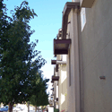 Steel Awnings by EBM Construction for Devon Square by Pulte homes