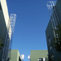 Aluminum Ladders by EBM Construction for Glashaus by Pulte homes