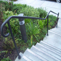 Steel Railing by EBM Construction for Villas at Lundy by Toll Brothers