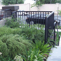 Steel Railing by EBM Construction for Villas at Lundy by Toll Brothers