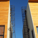 Aluminum Ladders by EBM Construction for Zephyr Gate by Pulte homes